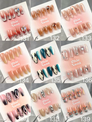 Clearance Sale: Small Size Handmade Press-On Nails Collection 6