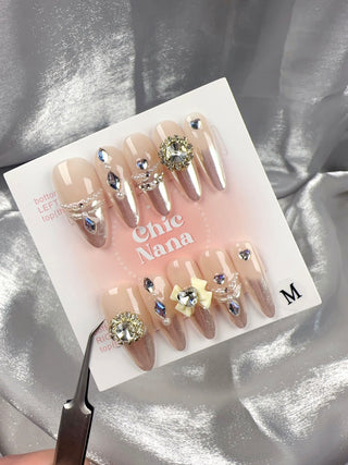 Clearance Sale: Medium Size Handmade Press-On Nails Collection 10