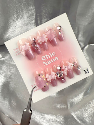 Clearance Sale: Medium Size Handmade Press-On Nails Collection 10