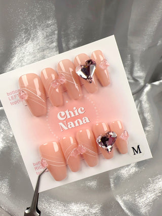 Clearance Sale: Medium Size Handmade Press-On Nails Collection 10
