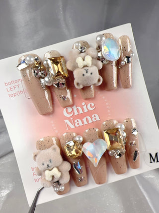 Clearance Sale: Medium Size Handmade Press-On Nails Collection 1
