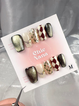 Clearance Sale: Medium Size Handmade Press-On Nails Collection 7