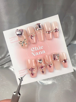 Clearance Sale: Medium Size Handmade Press-On Nails Collection 7
