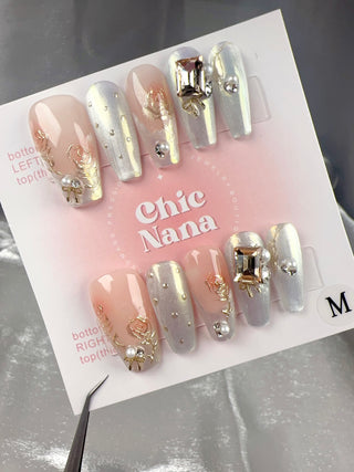 Clearance Sale: Medium Size Handmade Press-On Nails Collection 6