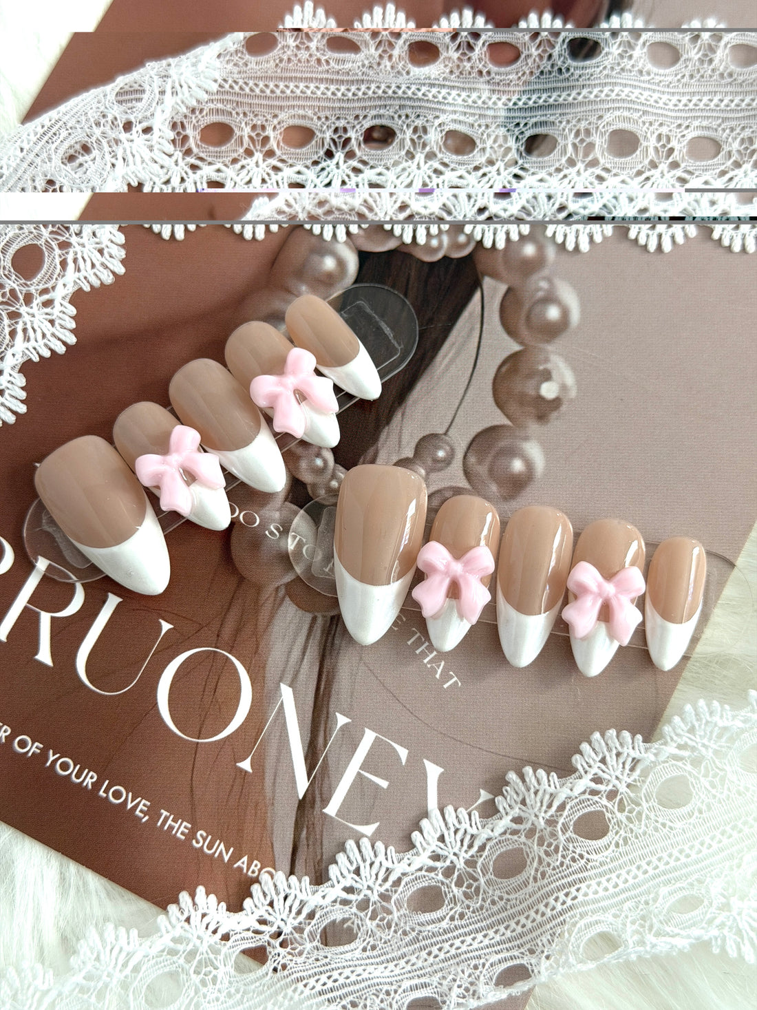 French Nude Bow