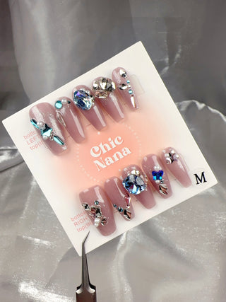 Clearance Sale: Medium Size Handmade Press-On Nails Collection 8