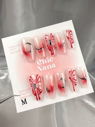 Clearance Sale: Medium Size Handmade Press-On Nails Collection 4