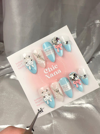 Clearance Sale: Medium Size Handmade Press-On Nails Collection 8