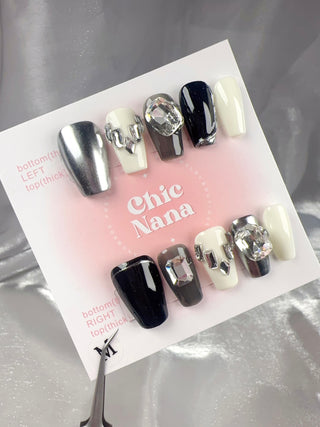 Clearance Sale: Medium Size Handmade Press-On Nails Collection 7