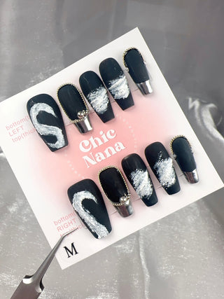 Clearance Sale: Medium Size Handmade Press-On Nails Collection 6