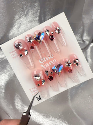 Clearance Sale: Medium Size Handmade Press-On Nails Collection 10