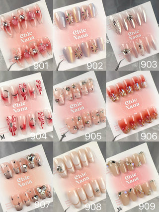 Clearance Sale: Medium Size Handmade Press-On Nails Collection 4